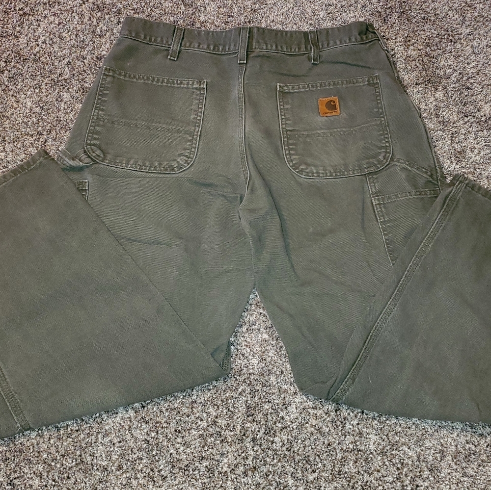 CARHARTT Men's Dungaree Fit Jean's Pants Green 34